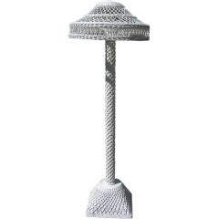 Bar Harbor Wicker Floorlamp