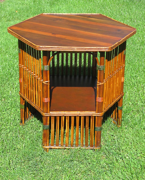 Stick Wicker Table
