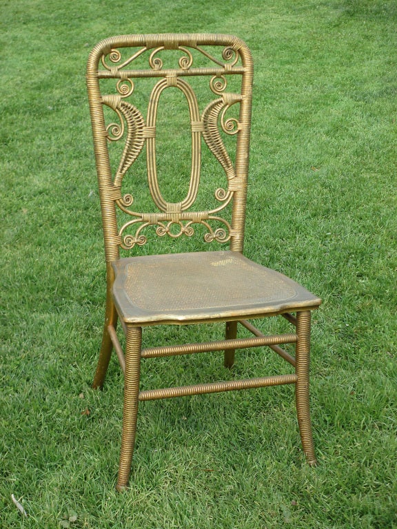 Victorian Wicker Side Chair