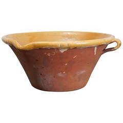 Antique French Ceramic Batter Bowl