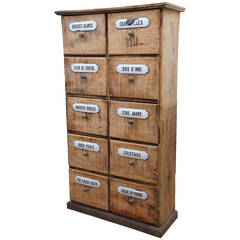 Antique Seed Cabinet
