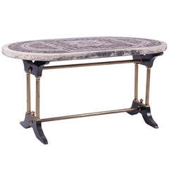 Vintage Mosaic Top Garden Table