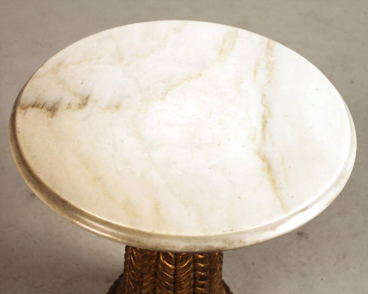 Italian Neoclassical Style Marble and Giltwood Side Table