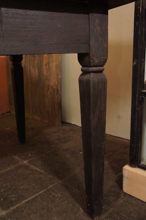 19th Century Antique Teak Wood Dining Table