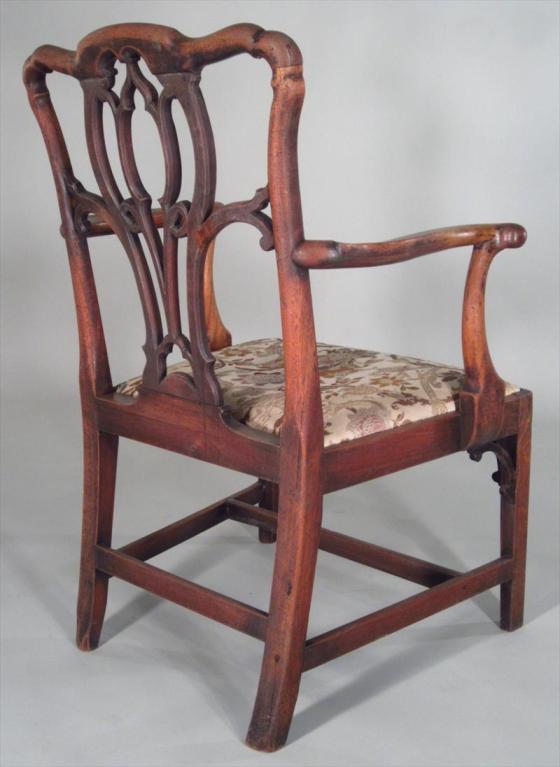 George III Mahogany Armchair 1