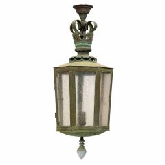 19th C. Venetian Style Copper Hanging Lantern