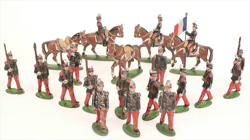 Group of Miniature French Soldiers