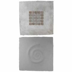 Pair of Elizabeth MacDonald Abstract Ceramic Panels