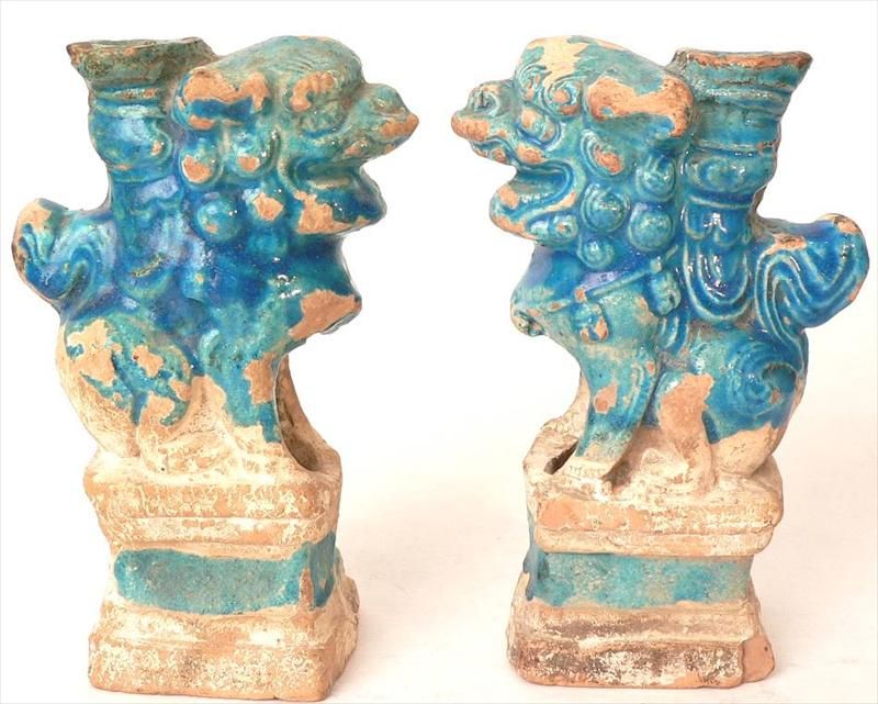 Pair of Ming Dynasty Chinese Incense Holders