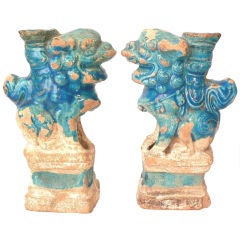Pair of Ming Dynasty Chinese Incense Holders