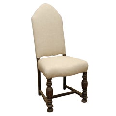 Louis XIII Throne Style Side Chair