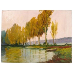 A Tree Lined Lake