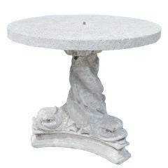 Vintage Cast Stone Table