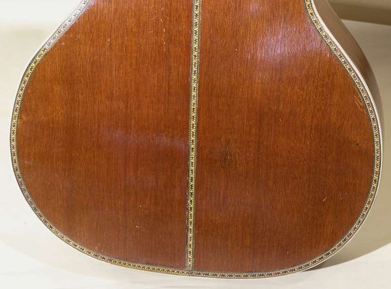 20th Century American Inlaid Grand Concert Guitar By A. Galiano