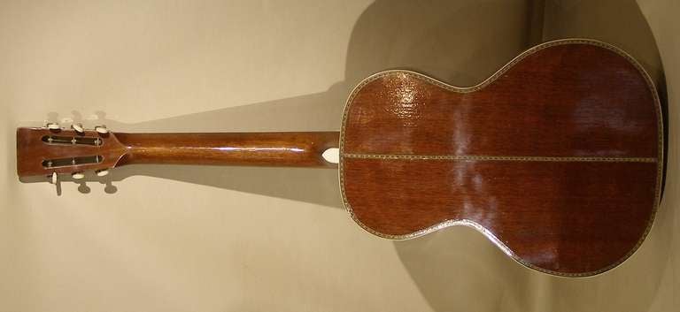 American Inlaid Grand Concert Guitar By A. Galiano In Excellent Condition In Great Barrington, MA