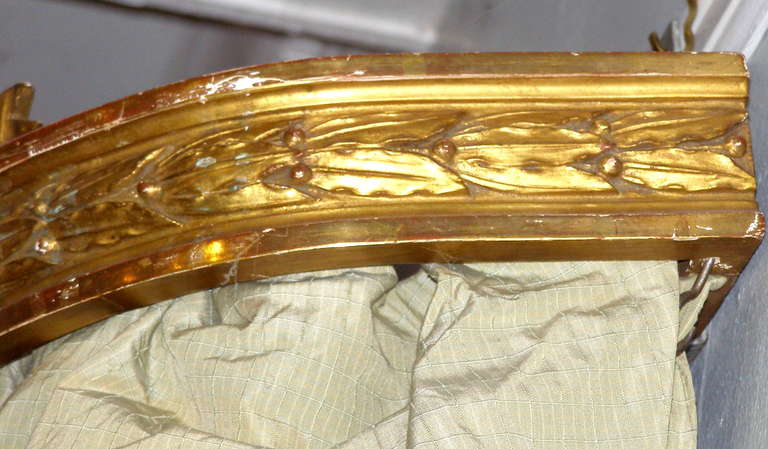 Louis XVI Style Carved and Gilded Bed Corona 3