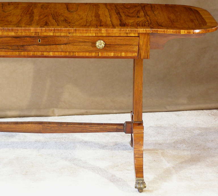 English Regency Rosewood Sofa Table circa 1820 1