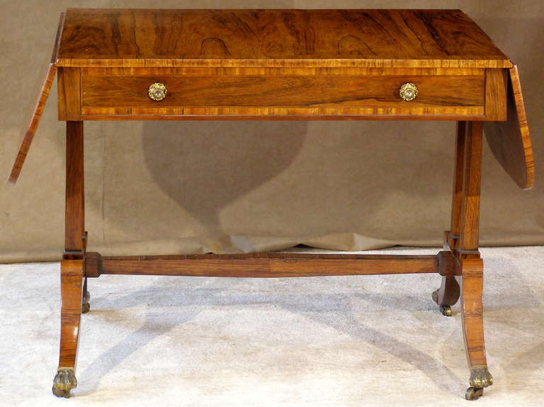 English Regency Rosewood Sofa Table circa 1820 3