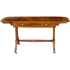 Antique English Regency Rosewood Sofa Table circa 1820