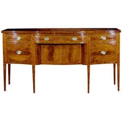 American Federal Period 18th Century Inlaid Mahogany Sideboard