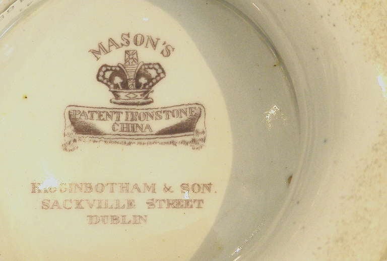 19th Century Mason's Ironstone Fruit Bowl Ca. 1850