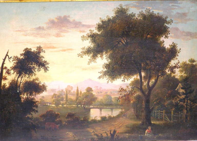 Luminous Landscape Attributed to American Charles Codman