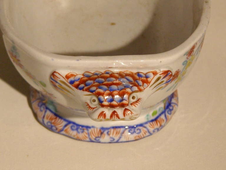 19th Century Spode Sauce Tureen with Under Plate 2