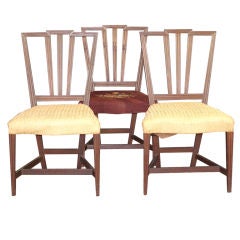 The Pittman-Dyer Family 18th Century Rhode Island Mahogany Chairs
