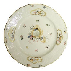 Hoecht  Style Chinese Export Porcelain Plate