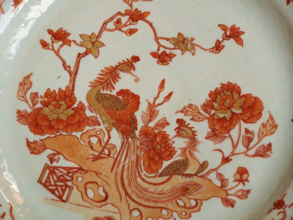 Rococo Early 18th Century Chinese Export Porcelain Charger