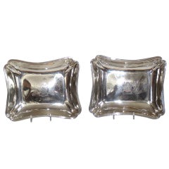Pair of 18th Century London Sterling  silver Entree Dishes