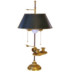 Louis XVI Gilded Bouillotte Lamp