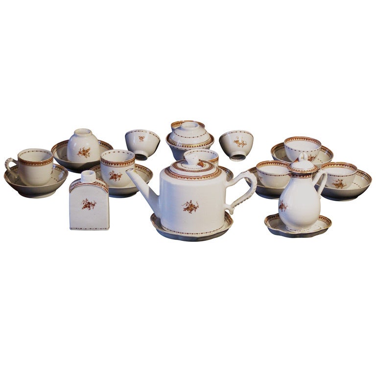 Chinese Export Miniature Tea Set