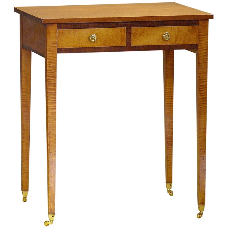American Federal Period Two Drawer Stand/Sewing Table