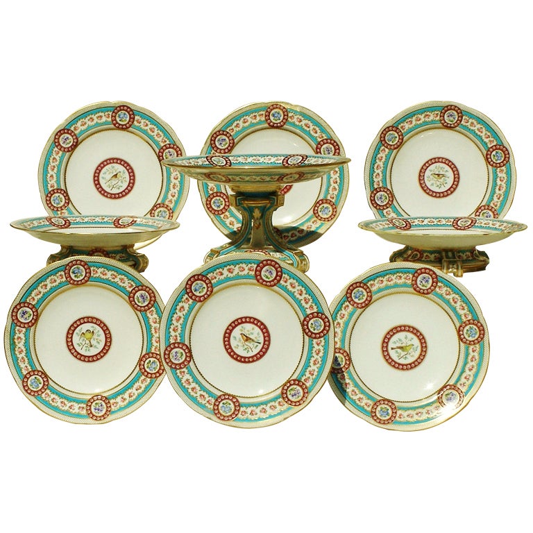 Sevres Style English Part Dessert Service