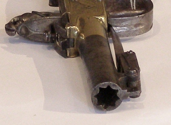 19th Century Hill of London Flint Lock Pocket Pistol