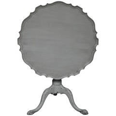 Tilt-Top Table with Pie Crust Edge