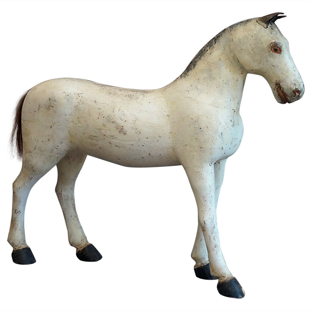 Large Swedish Horse Sculpture For Sale