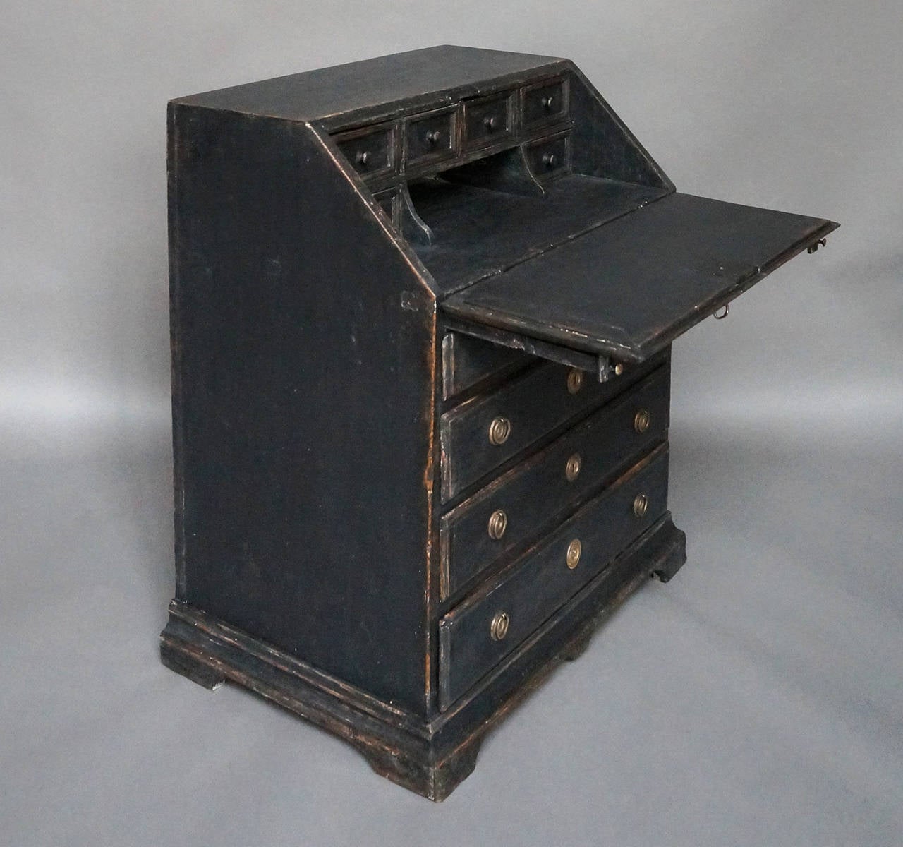 Carved Small Period Writing Desk