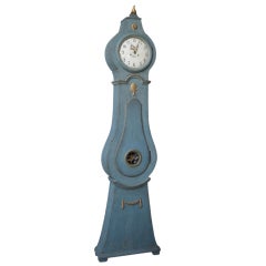 Mora Clock with Carved Wren