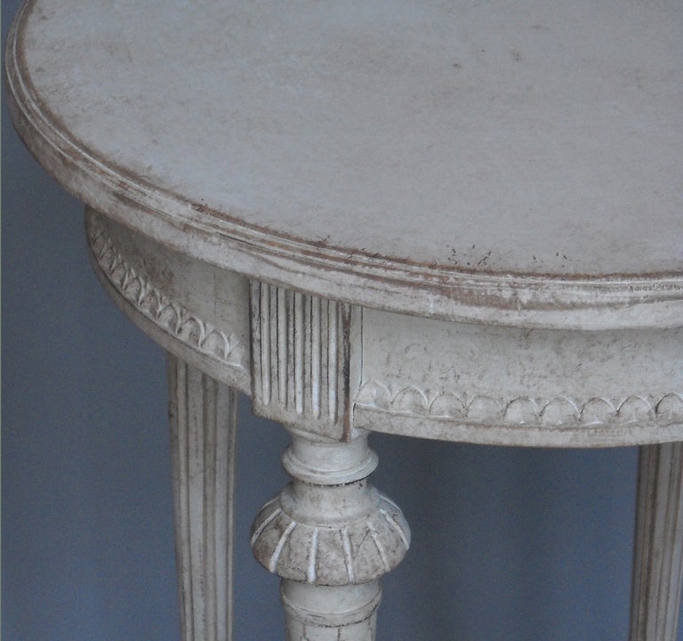 Swedish Pair of Gustavian Style Occasional Tables