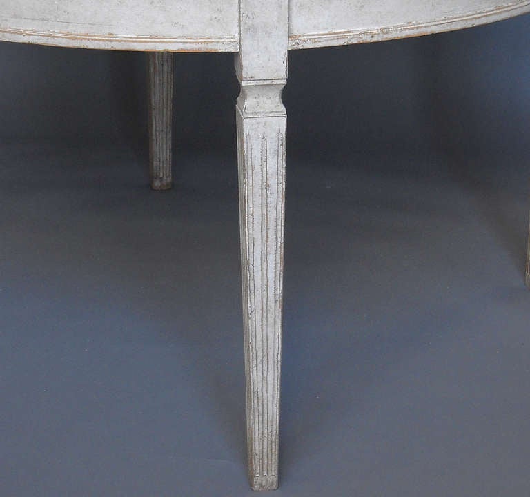Swedish Small Dining Table in the Gustavian Style