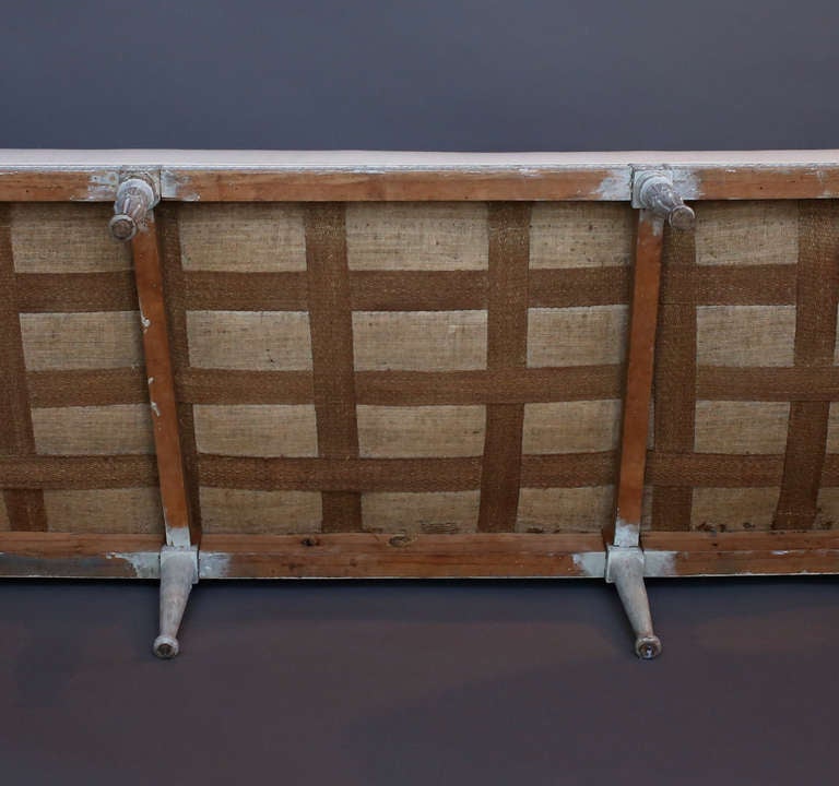 Upholstery Period Gustavian Sofa Bench For Sale