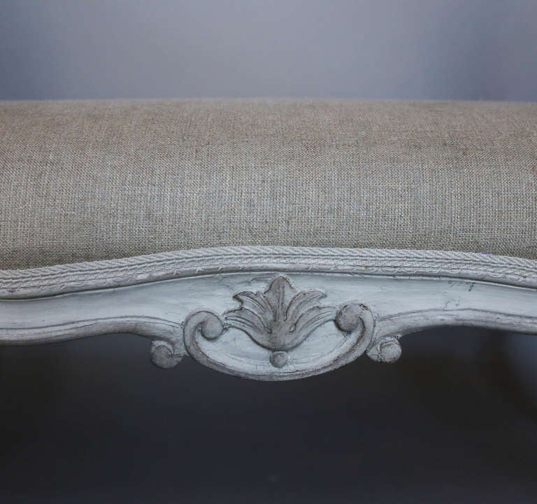 Swedish Rococo Style Bench For Sale 1