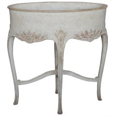 Carved Oval Jardinière