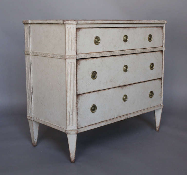 Swedish Period Gustavian Chest of Drawers