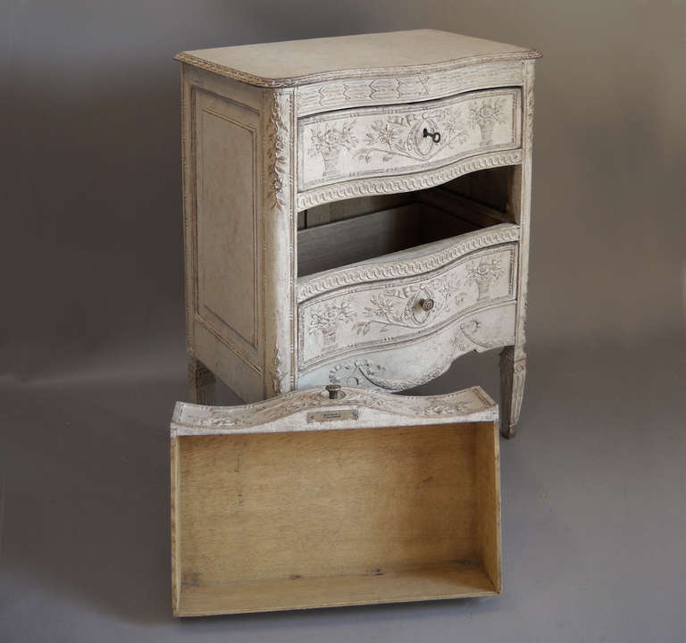 French Beautifully Carved Chest of Drawers