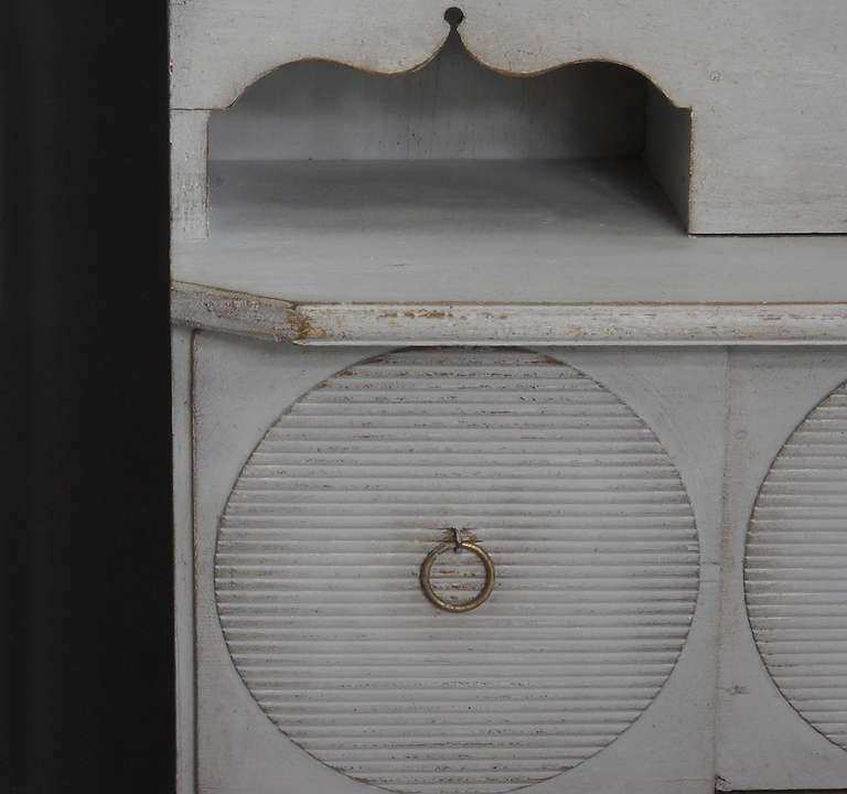 Gustavian Clock Cabinet For Sale 1