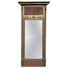 Antique Neoclassical Pier Mirror
