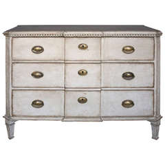 Gustavian Breakfront Chest of Drawers